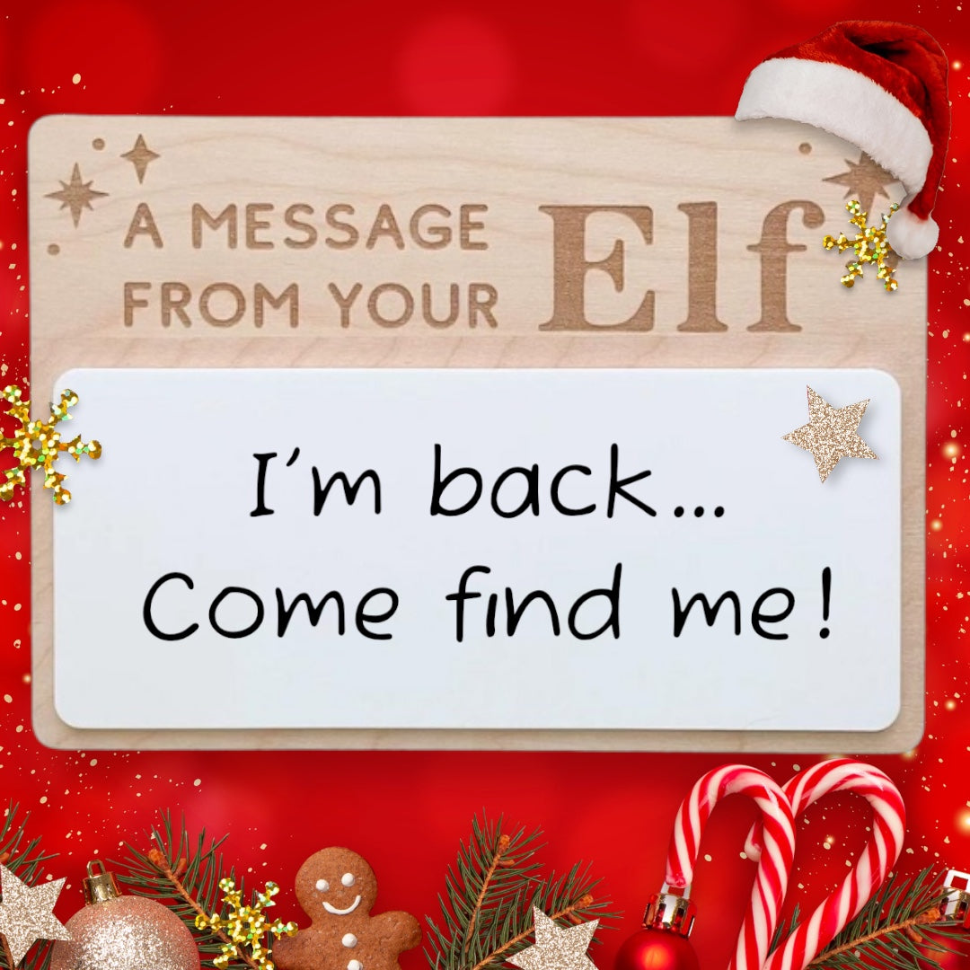 Elf on the Shelf Dry Erase Message Board