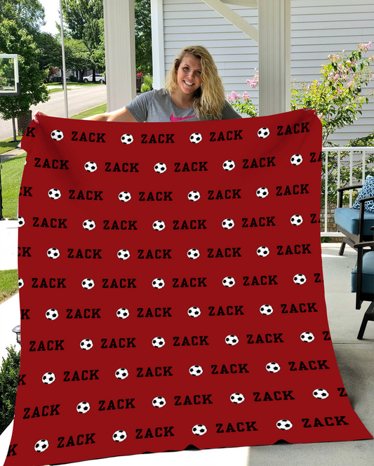 Personalized Sports Blanket