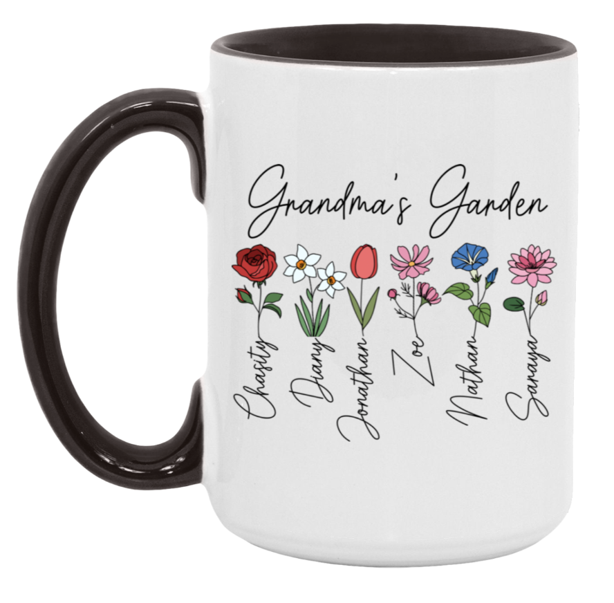 Grandma's Garden Custom Mug