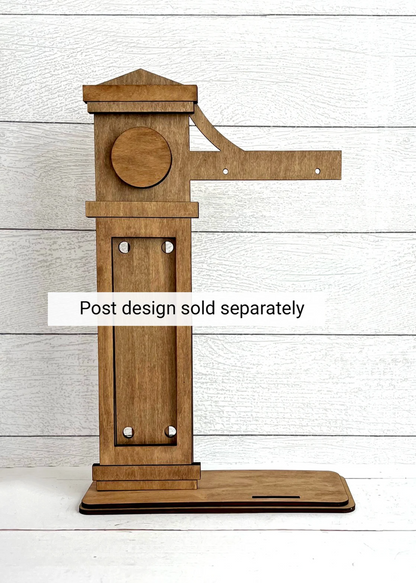 Welcome Spring Interchangeable Post Sign  - DIY Insert for the Arm Post