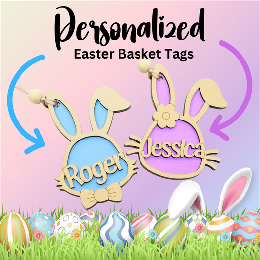 Personalized Easter Basket Tag