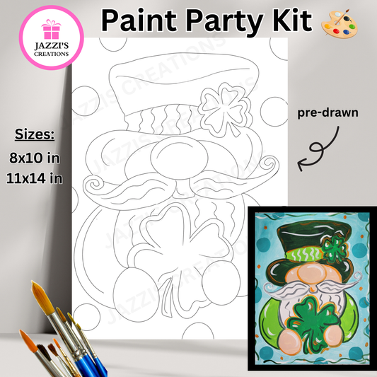 DIY Canvas Paint Party Kit - Lucky Gnome