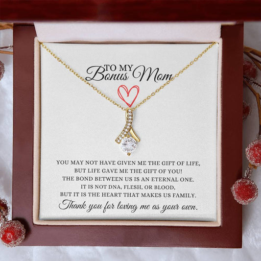 To My Mom | Thank you for Love Me As Your Own | Alluring Necklace