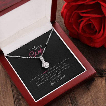 TO MY LOVING WIFE | THE ONLY WOMAN | ALLURING NECKLACE