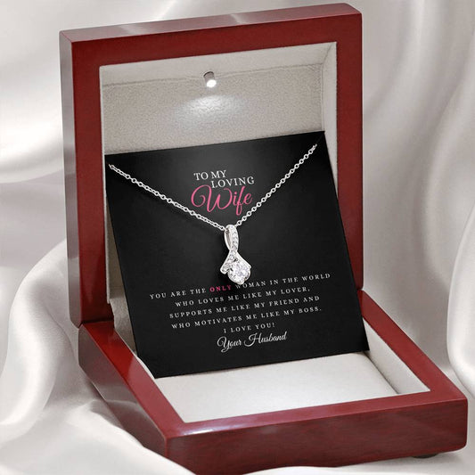 TO MY LOVING WIFE | THE ONLY WOMAN | ALLURING NECKLACE