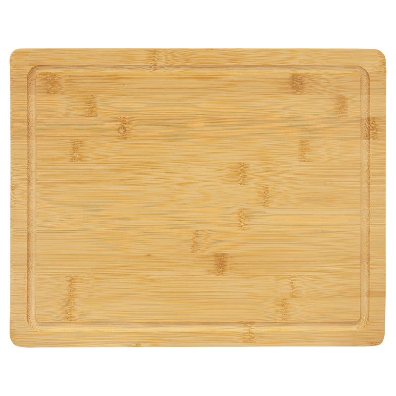 Custom bamboo cutting board for personalized name, monogram or logo engraving by Jazzi’s Creations in Orange Park, FL