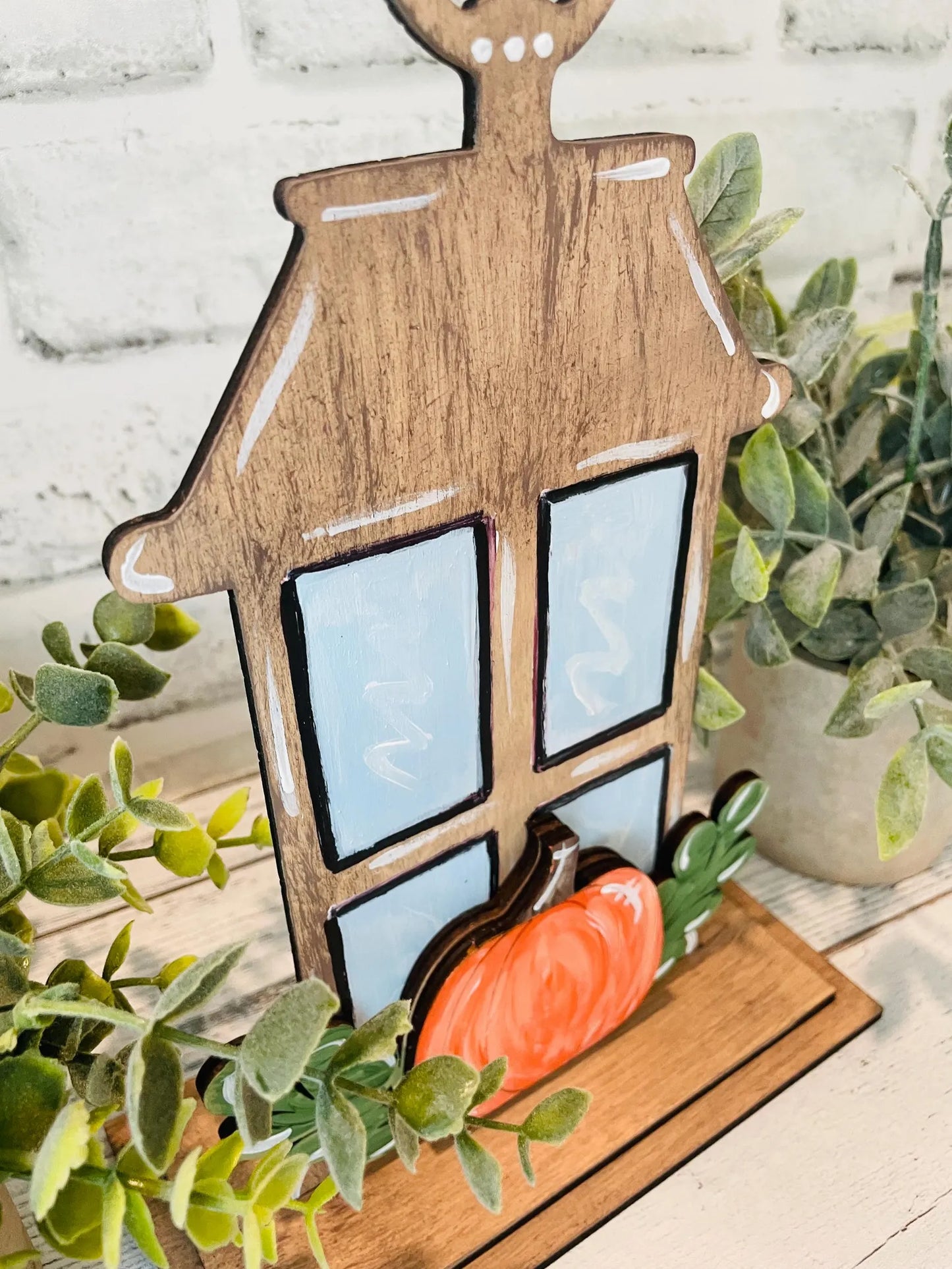 Fall Lantern Shelf Sitter DIY Craft Kit