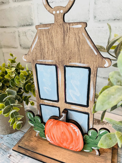 Fall Lantern Shelf Sitter DIY Craft Kit