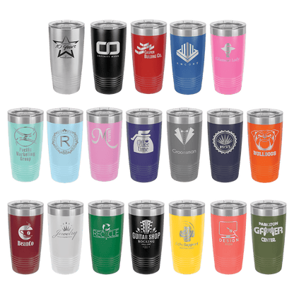 Personalized 20 oz. Stainless Steel Tumbler with Lid | P1180