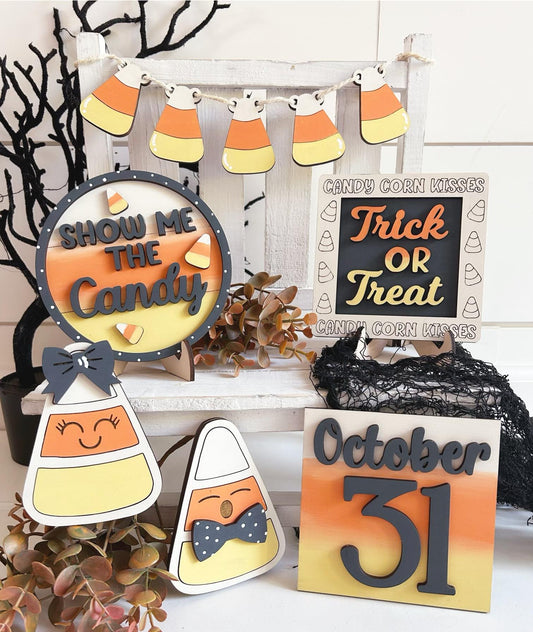 Candy Corn - DIY Tiered Tray Kit