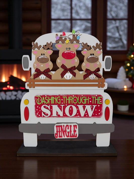 Reindeer Trio DIY - Farmhouse Truck Insert