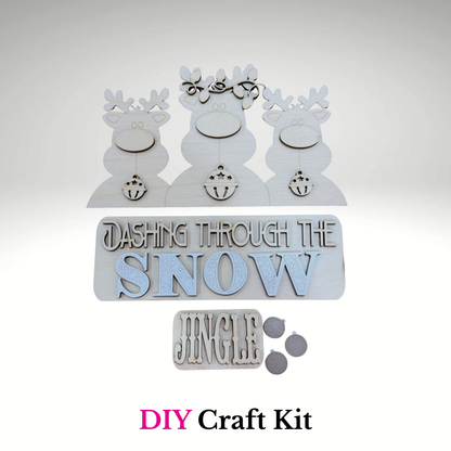 Reindeer Trio DIY - Farmhouse Truck Insert