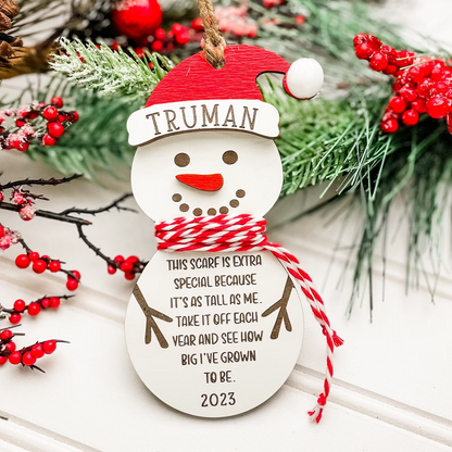 Personalized Child’s Height Ornament