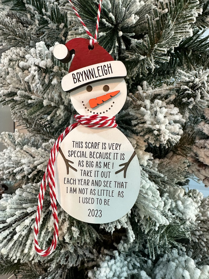 Personalized Child’s Height Ornament