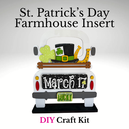 St. Patrick’s Day Farmhouse Truck Insert - DIY Craft KIt