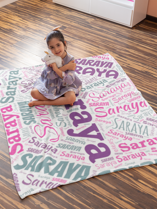 Personalized Name Blanket 1