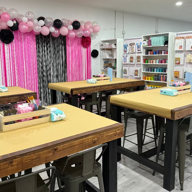 workshop area in jazzis creations in orange park fl
