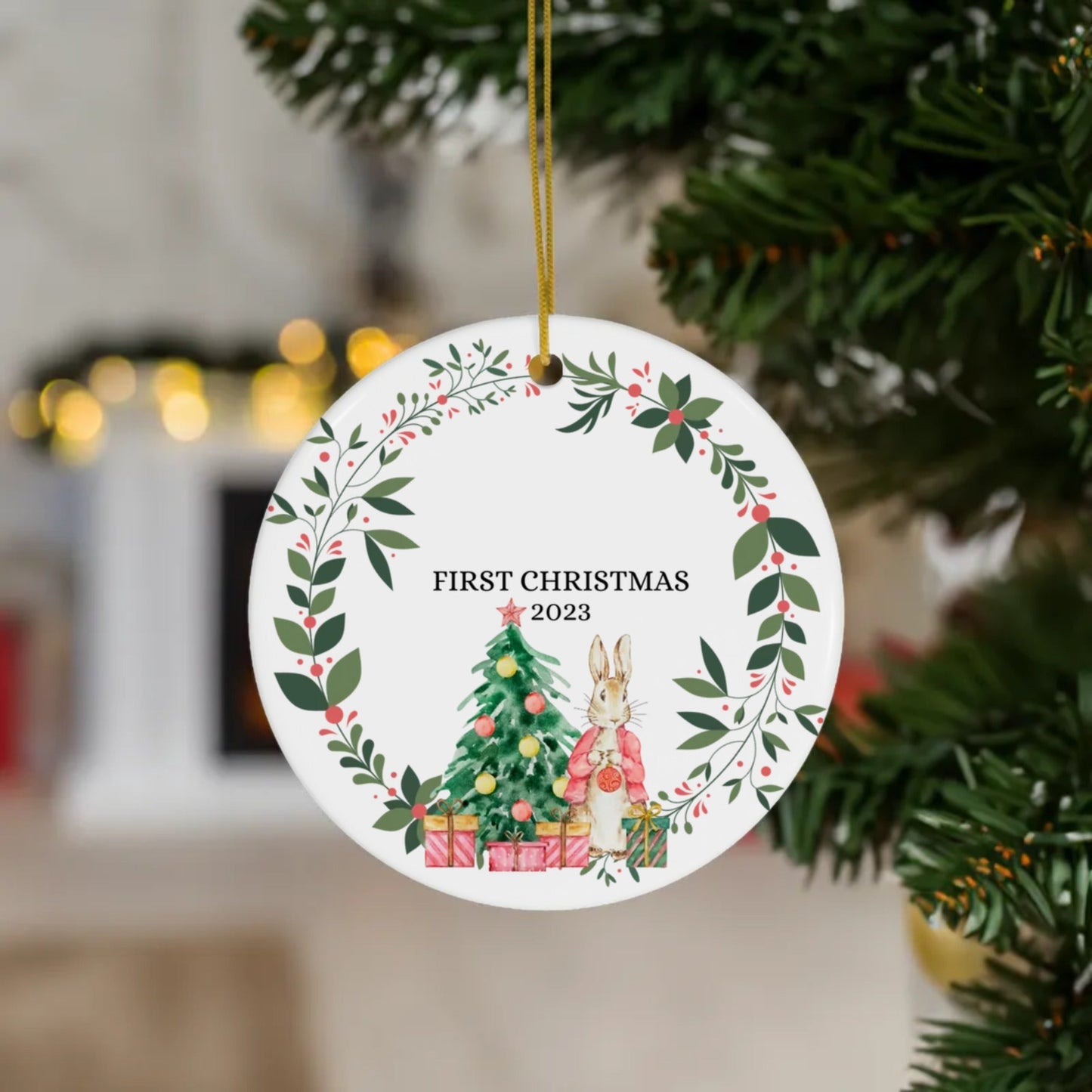 Personalized First Christmas Ornament