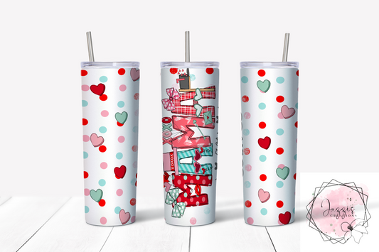 Girl Mama Valentine’s Day Tumbler