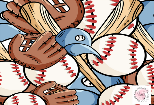Cartoon Baseball Kid Tumbler